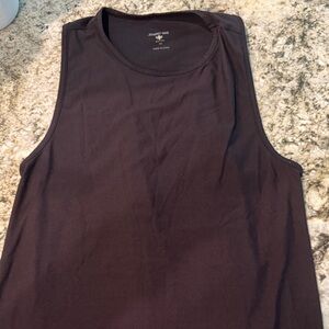 Johnny Was Black Crewneck Sleeveless Tank. Size XS